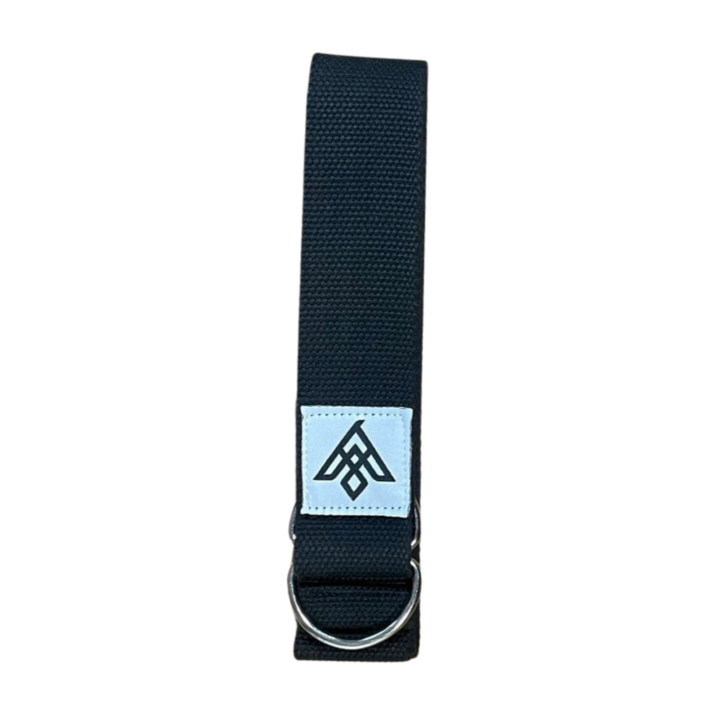 Odyssey Yoga Strap in color Onyx with Asivana Yoga logo