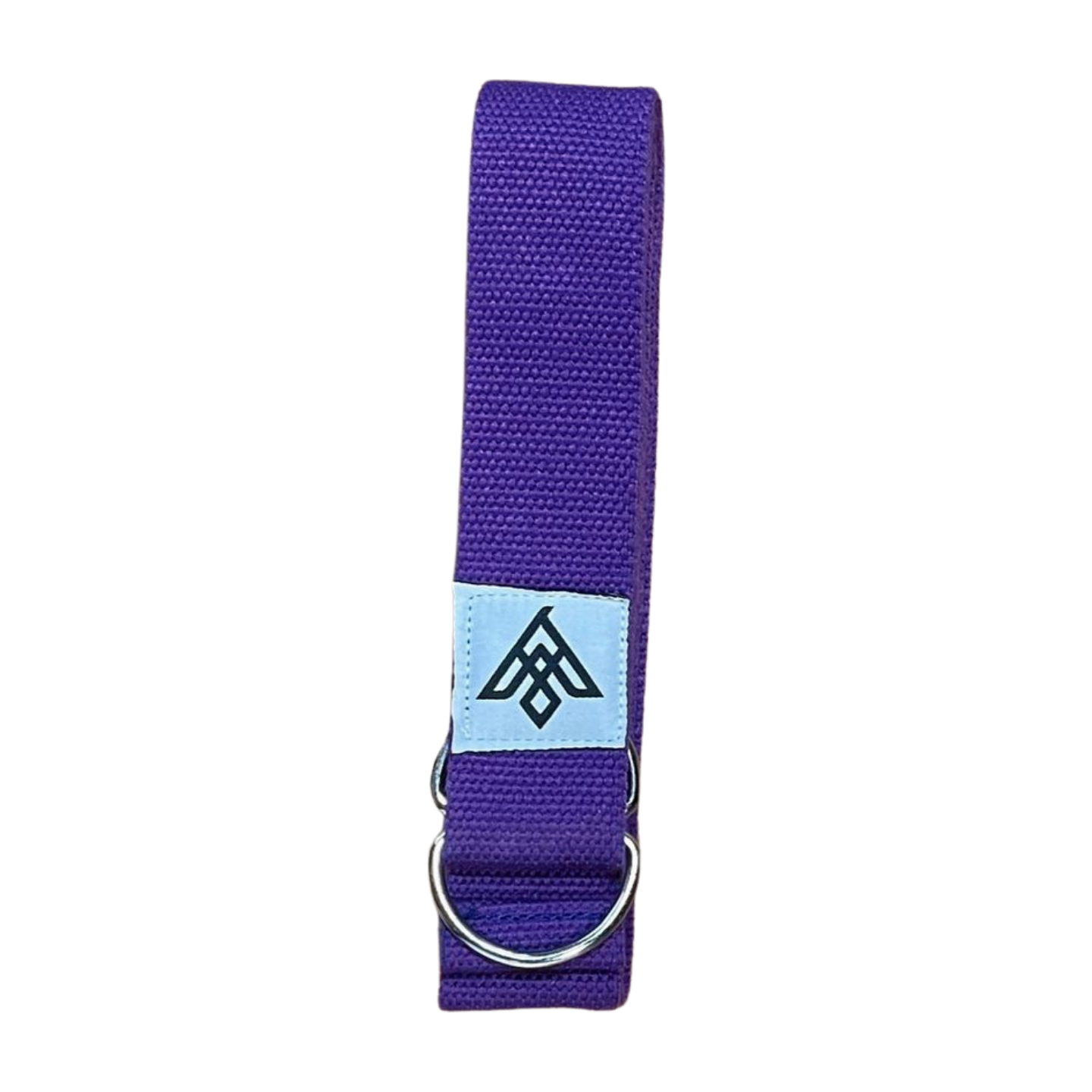 Odyssey Yoga Strap in color Amethyst with Asivana Yoga logo