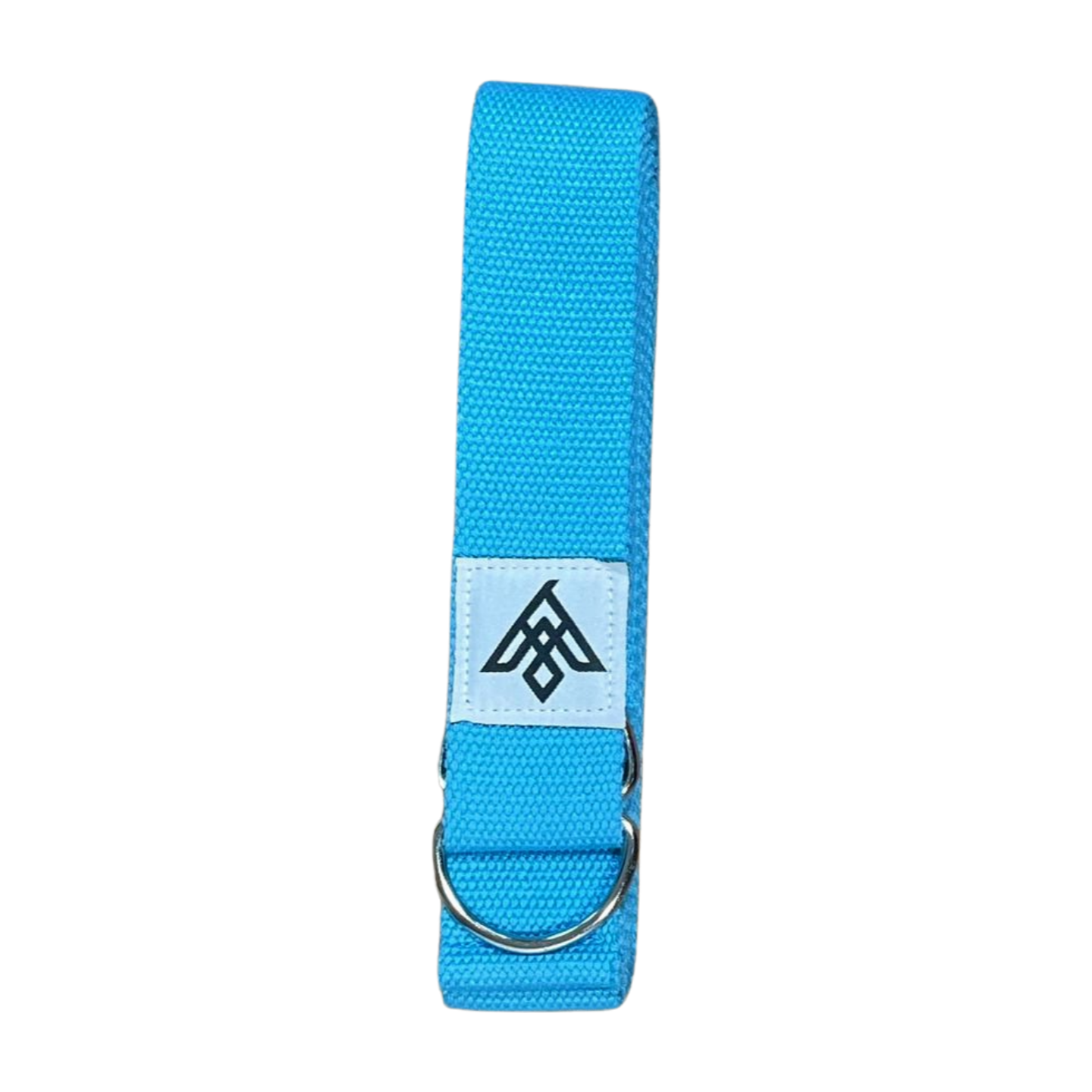 Odyssey Yoga Strap in color Turquoise with Asivana Yoga logo