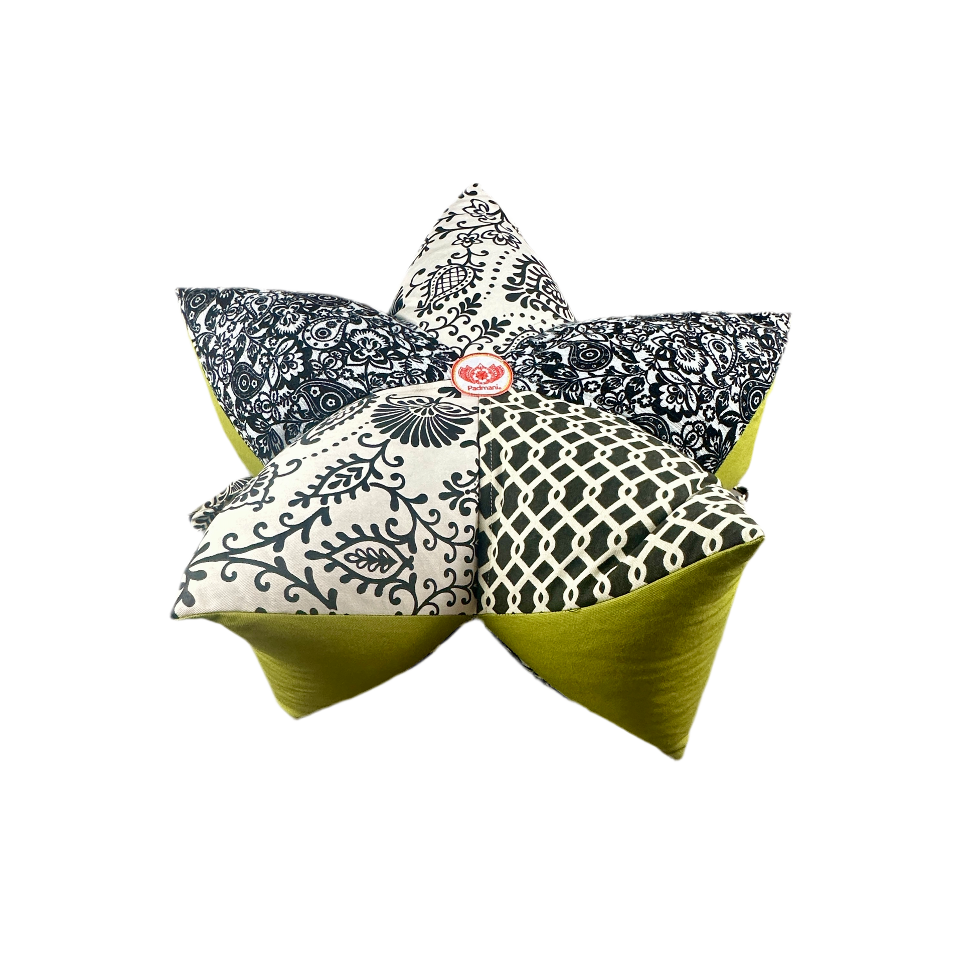 Original Lotus Meditation Pillow - Forest Ink