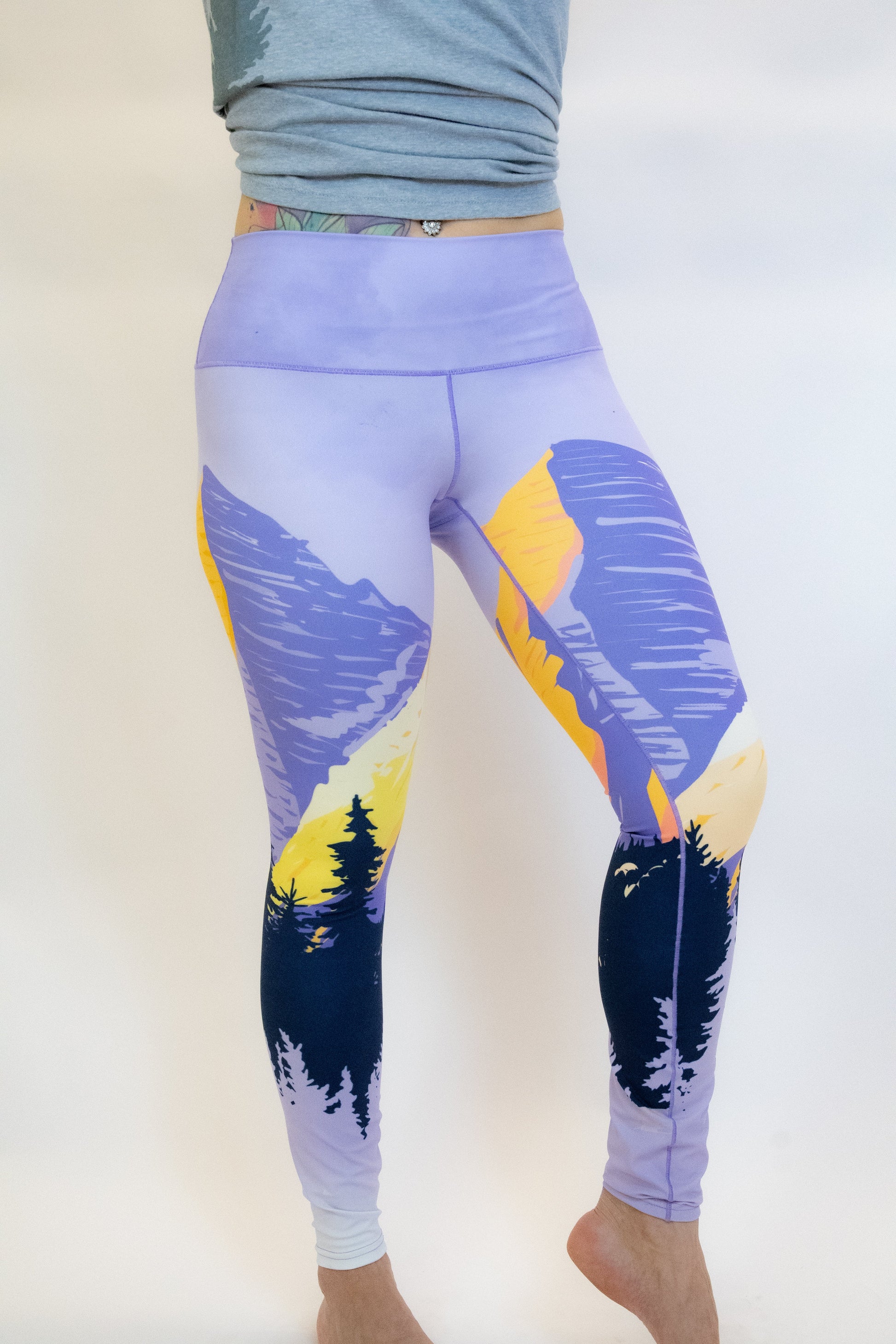 Painted Peaks Yoga Pants