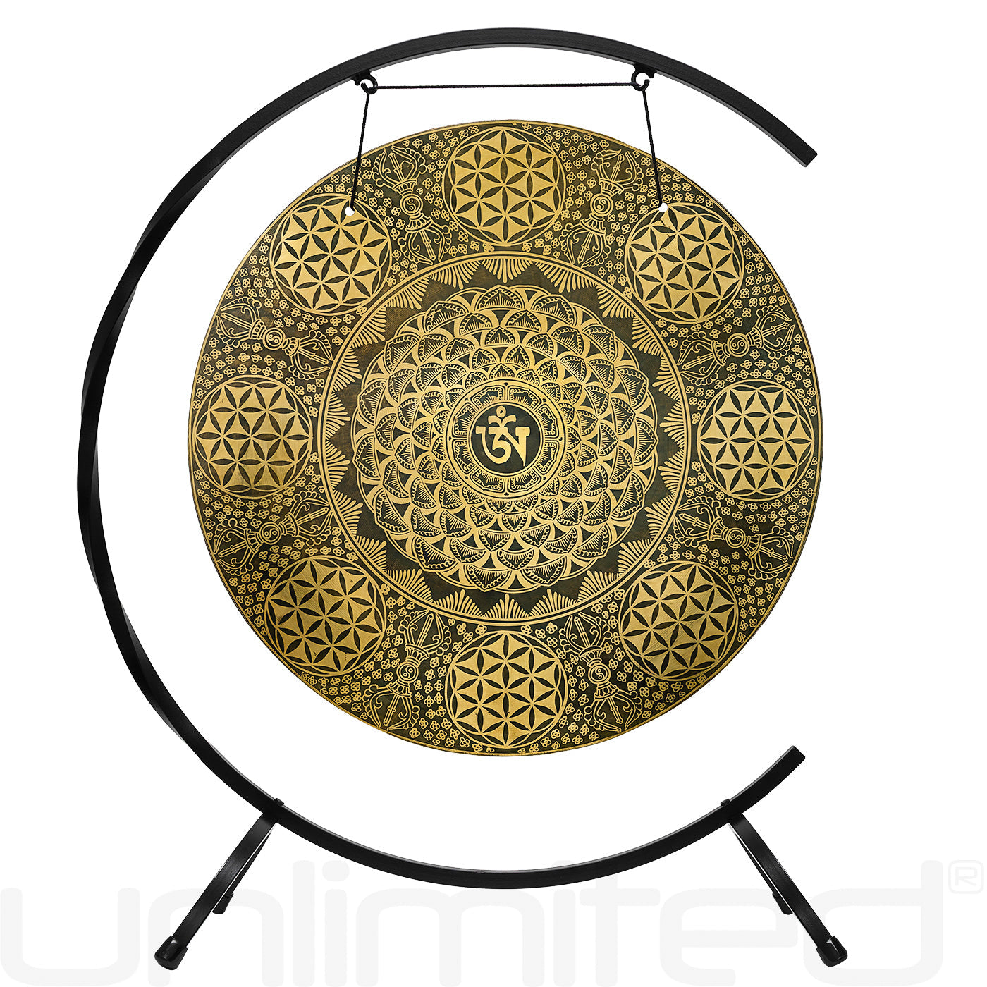 24" Bountiful Spirit Gongs on Stands Bountiful