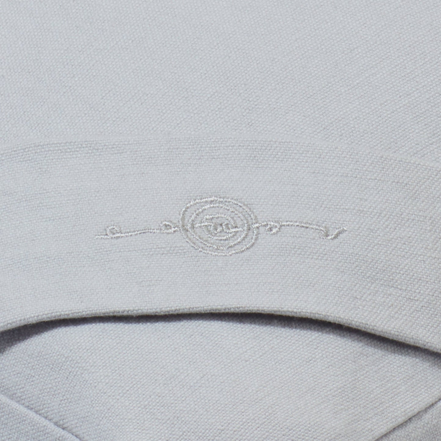 Pebble Organic Meditation Cushion Set Up Close