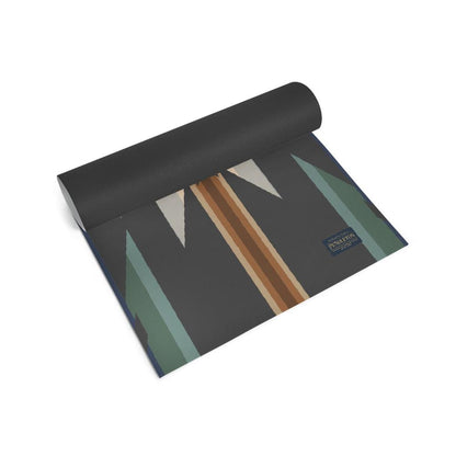 Pendleton Wyeth Trail Oxford - PER Yoga Mat Rolled Out