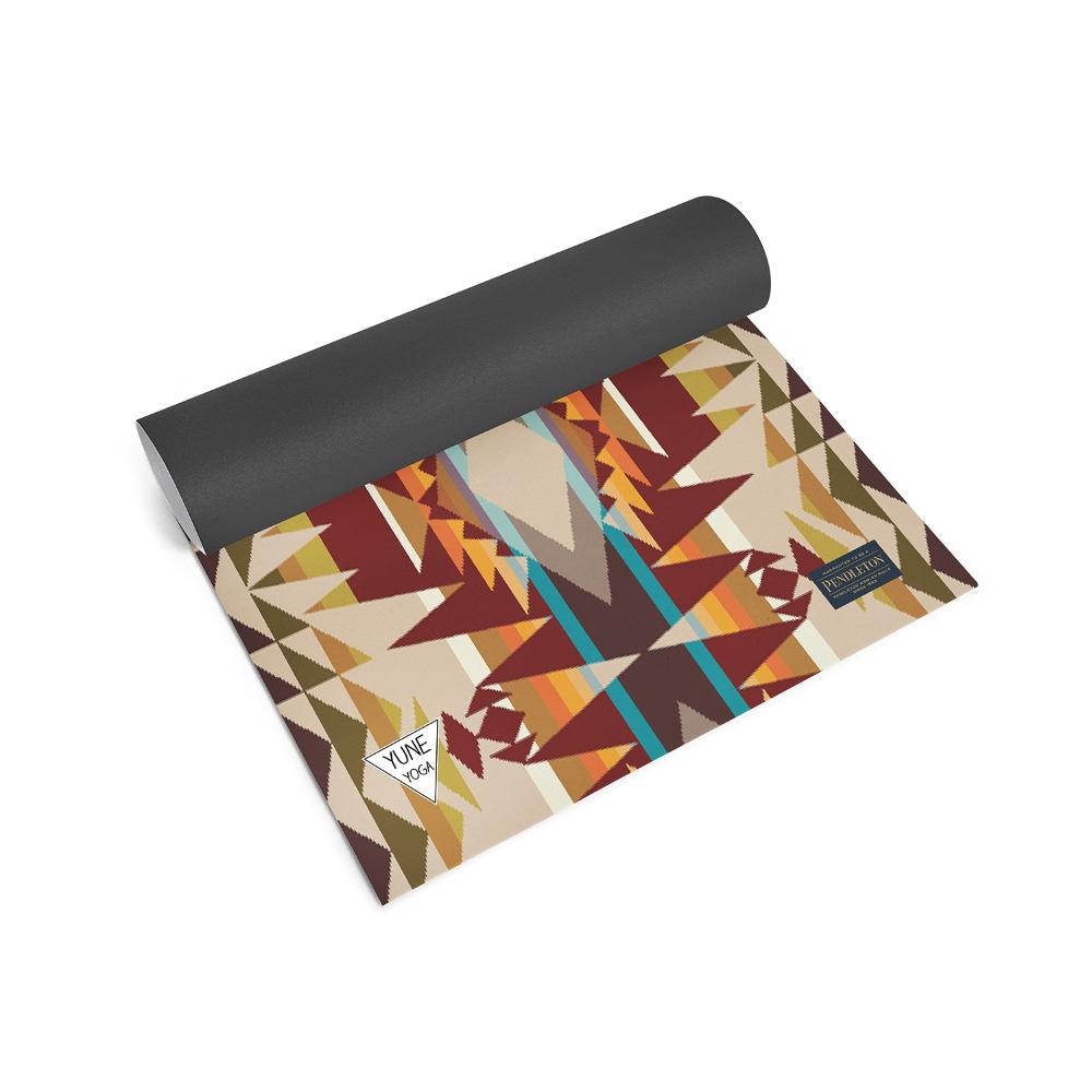 Pendleton x Yune Yoga - Crescent Butte PER Yoga Mat Rolled Out