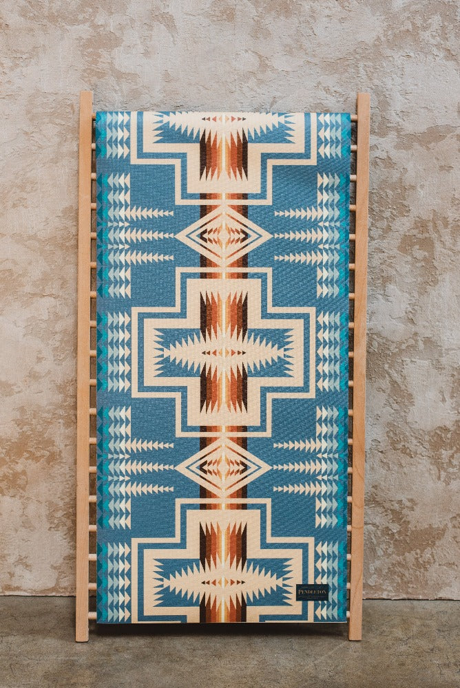 Pendleton x Yune Yoga - Harding Grey Yoga Mat Hanging