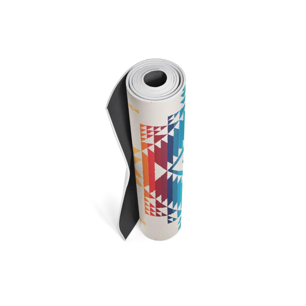 Pendleton x Yune Yoga - Pilot Rock Yoga Mat Rolled Up