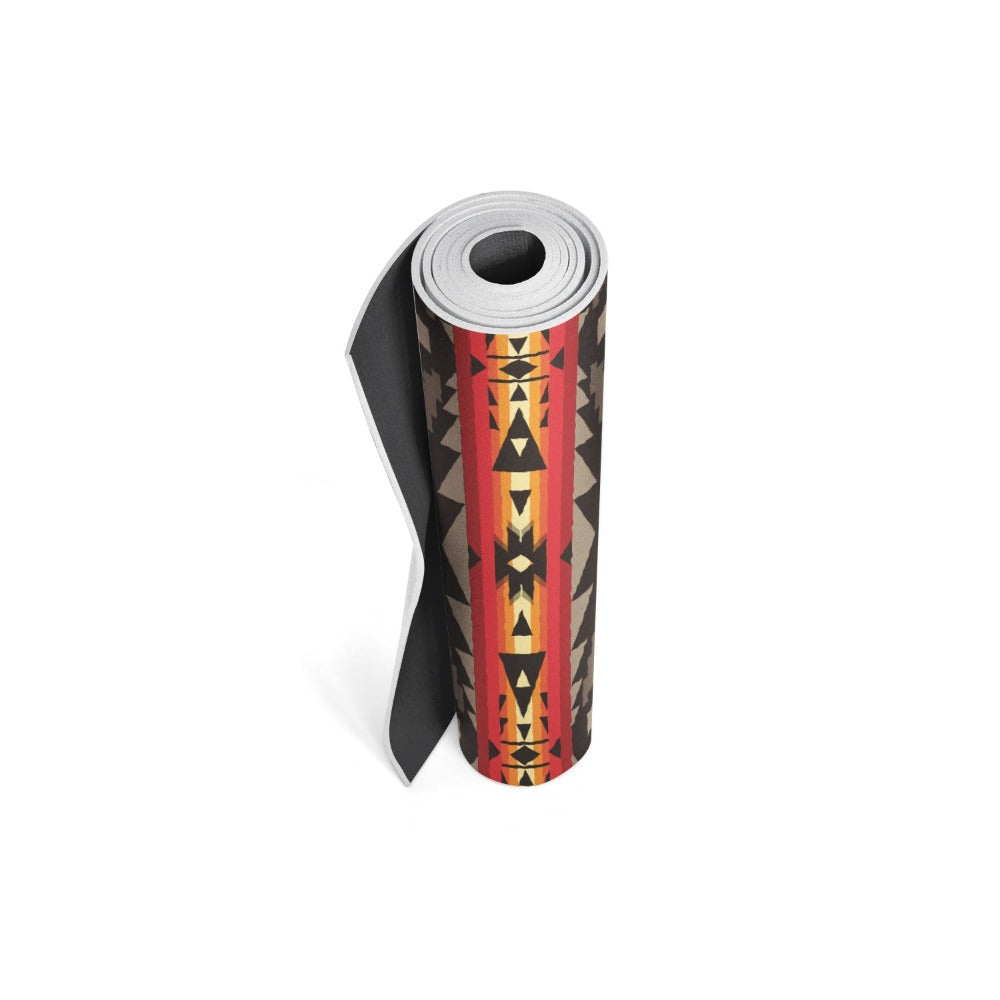 Pendleton x Yune Yoga - Sierra Ridge Yoga Mat Rolled Up