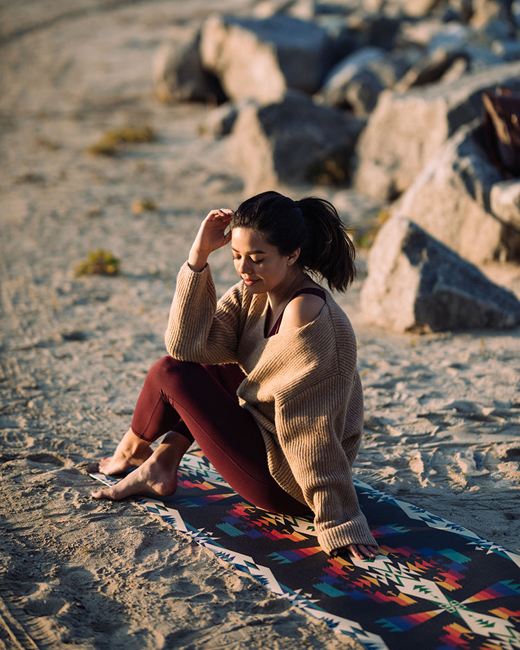 Pendleton x Yune Yoga - Tucson Yoga Mat Yoga on the Beach