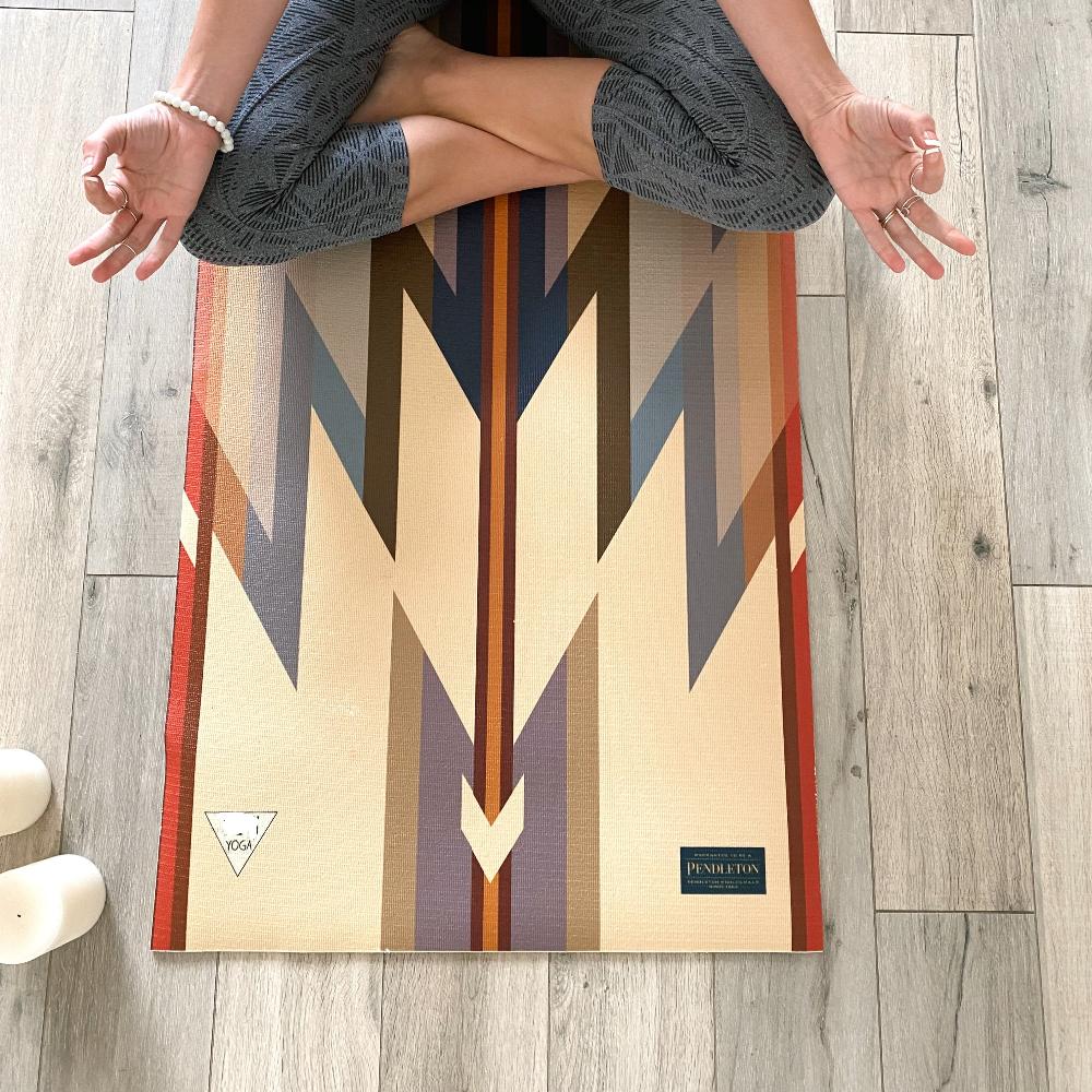 Pendleton x Yune Yoga - Wyeth Trail Yoga Mat Meditation