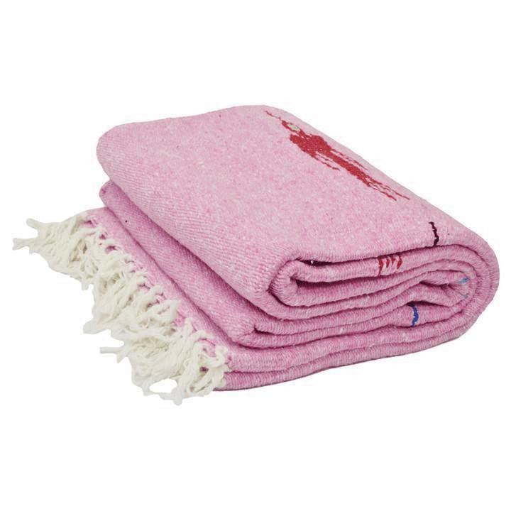 Pink Baja Thunderbird Yoga Blanket