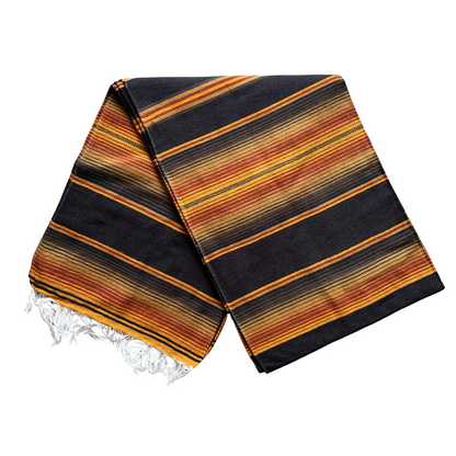 Brown Isla Serape Yoga Blanket