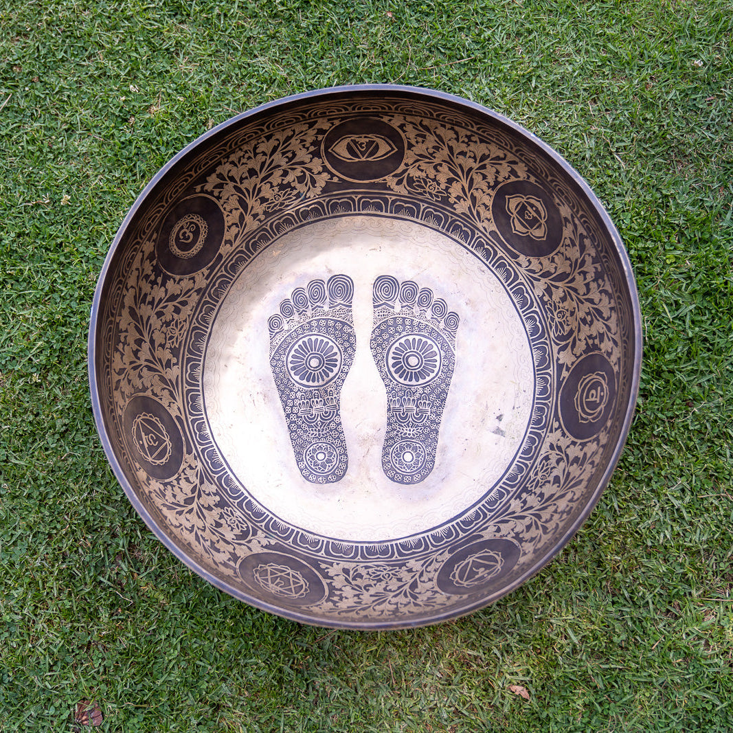 "Portal of Love" Foot Singing Bowl - 22 inches Above