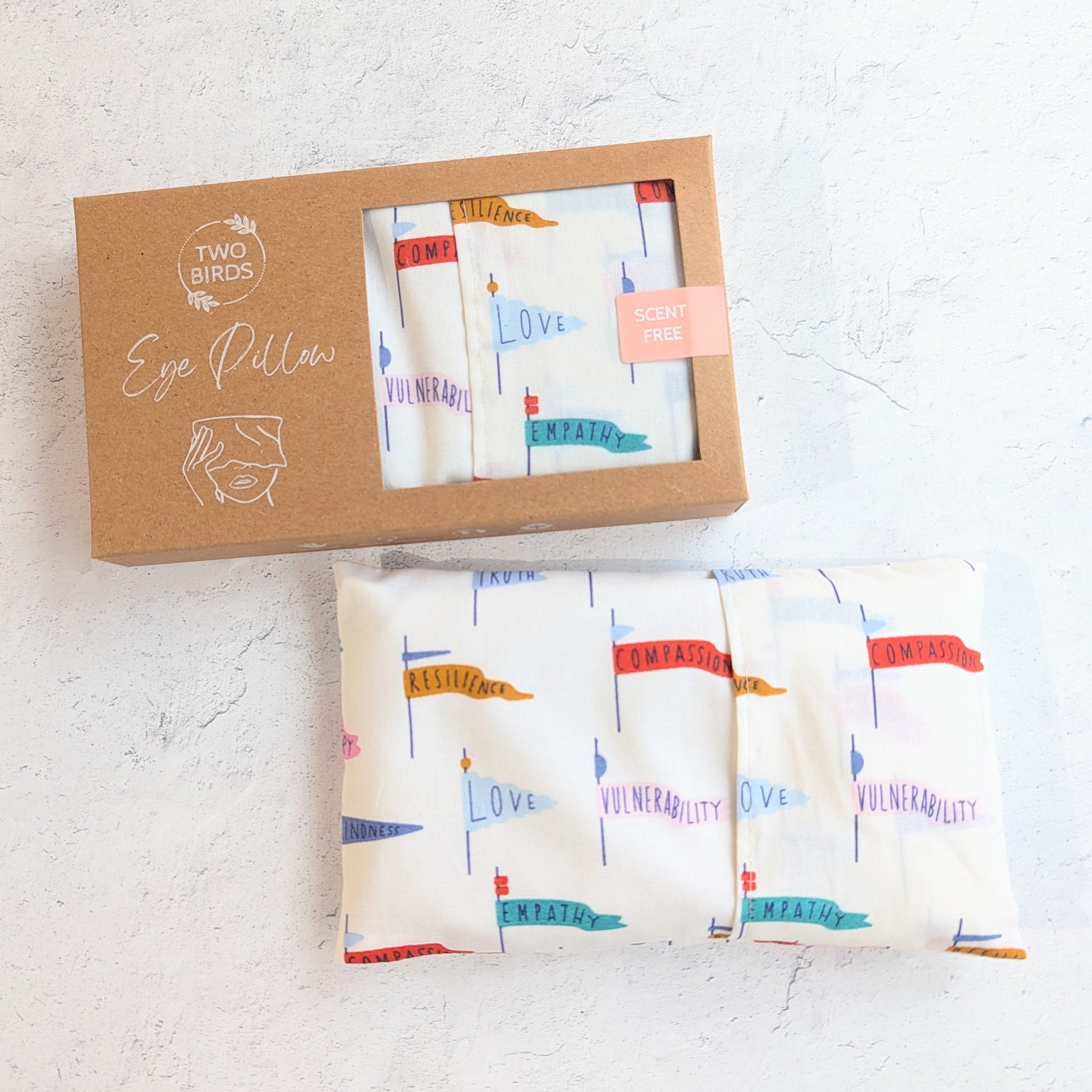 Positivity Flags - Weighted Eye Pillow