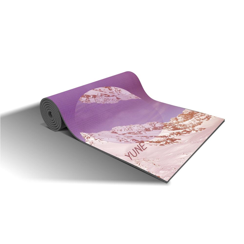 Printed PER Yoga Mat Aspen 5mm Rolled Out