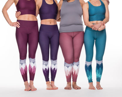 Purple Summit Yoga Pants Collection