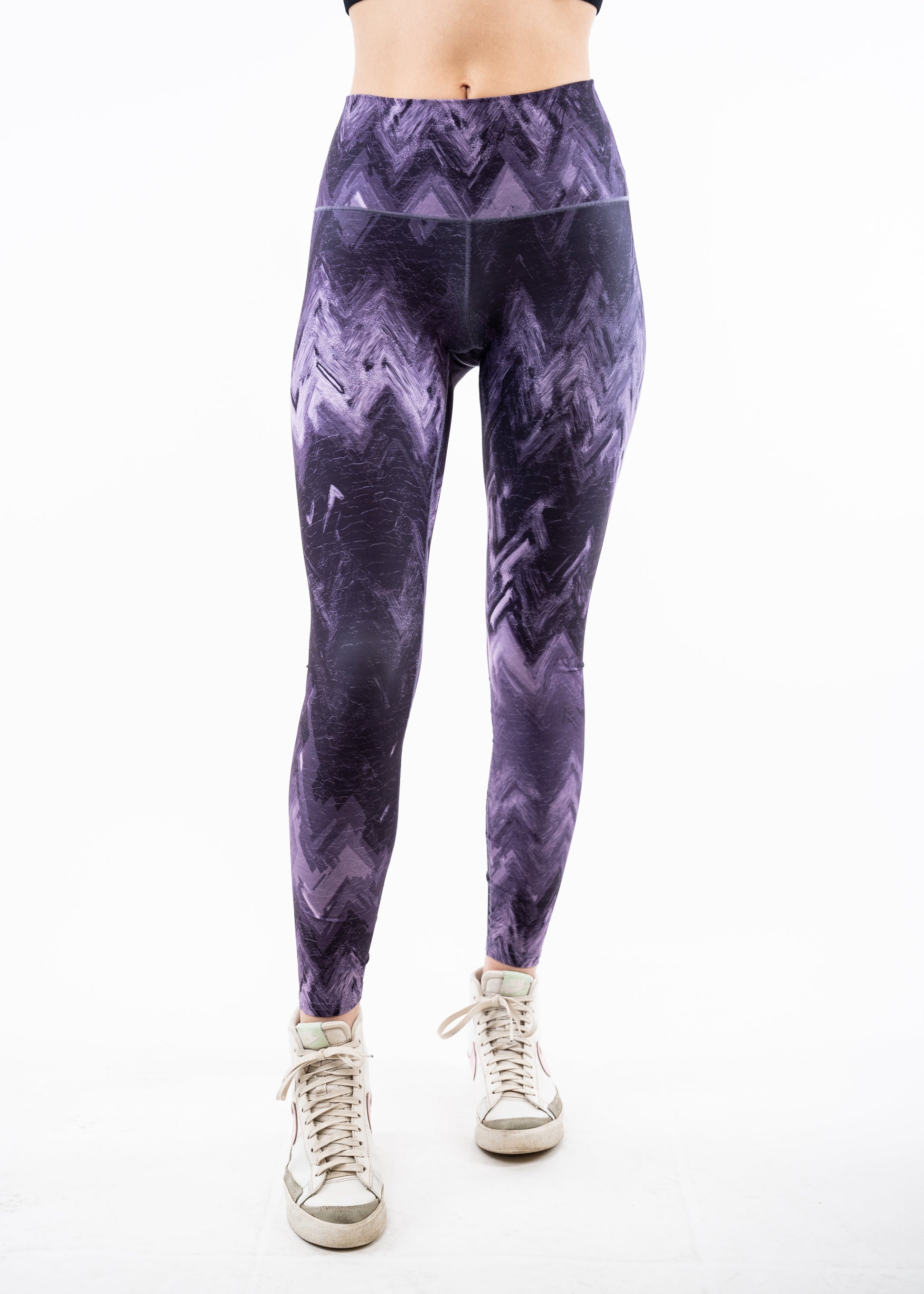 Purple Wave Yoga Pants