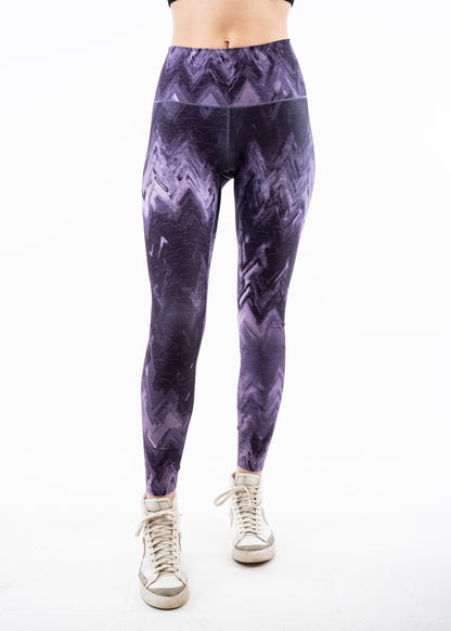 Purple Wave Yoga Pants