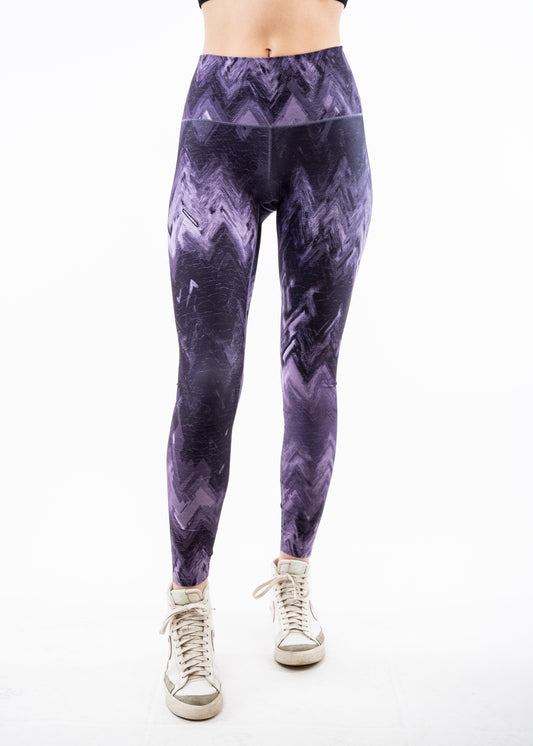 Purple Wave Yoga Pants