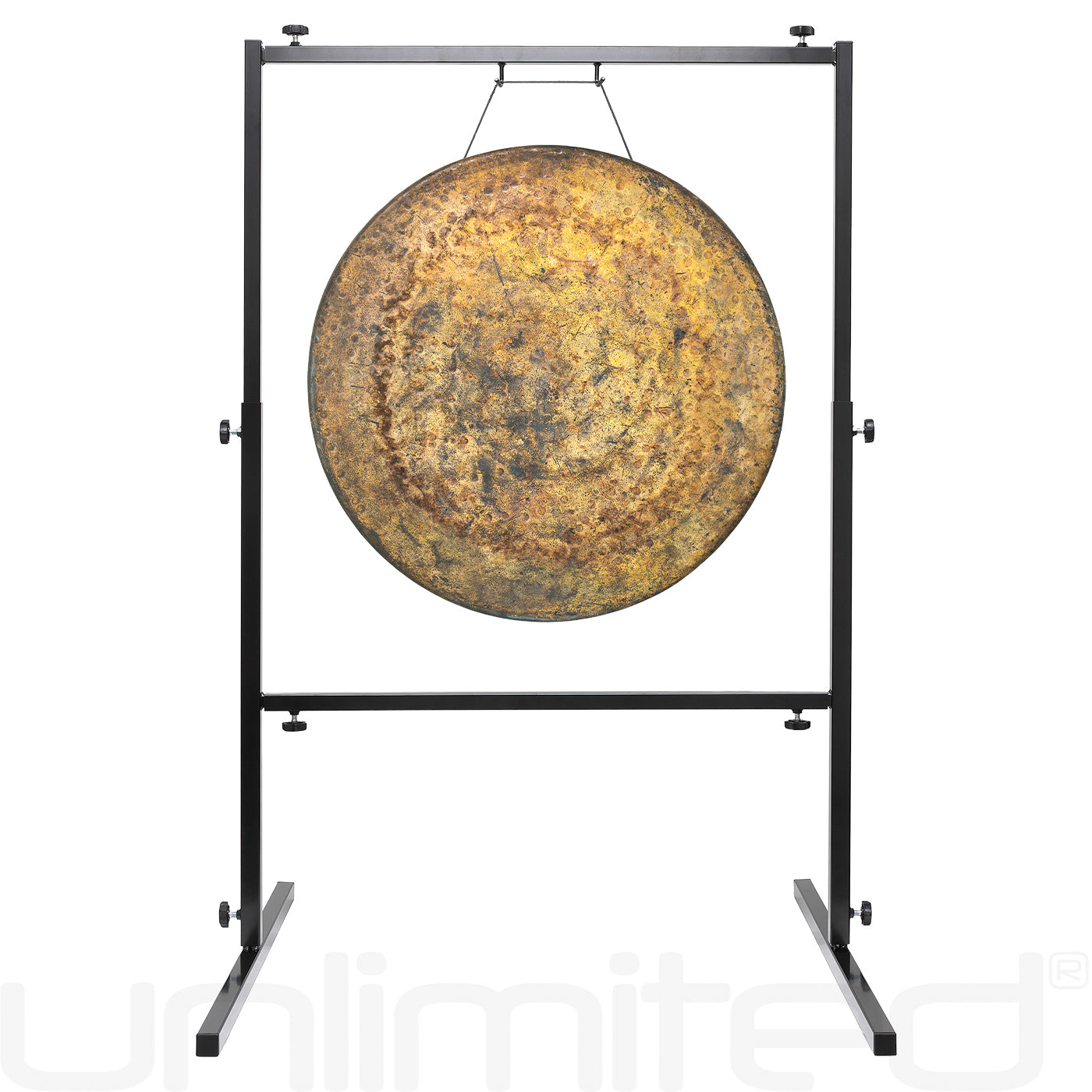 24" Gongs on Rambo Rimbaud Stand Atlantis