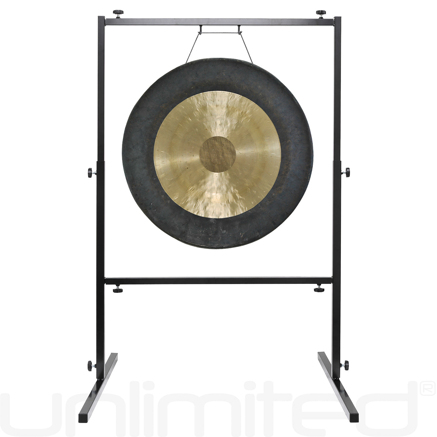 24" Gongs on Rambo Rimbaud Stand Dark Star