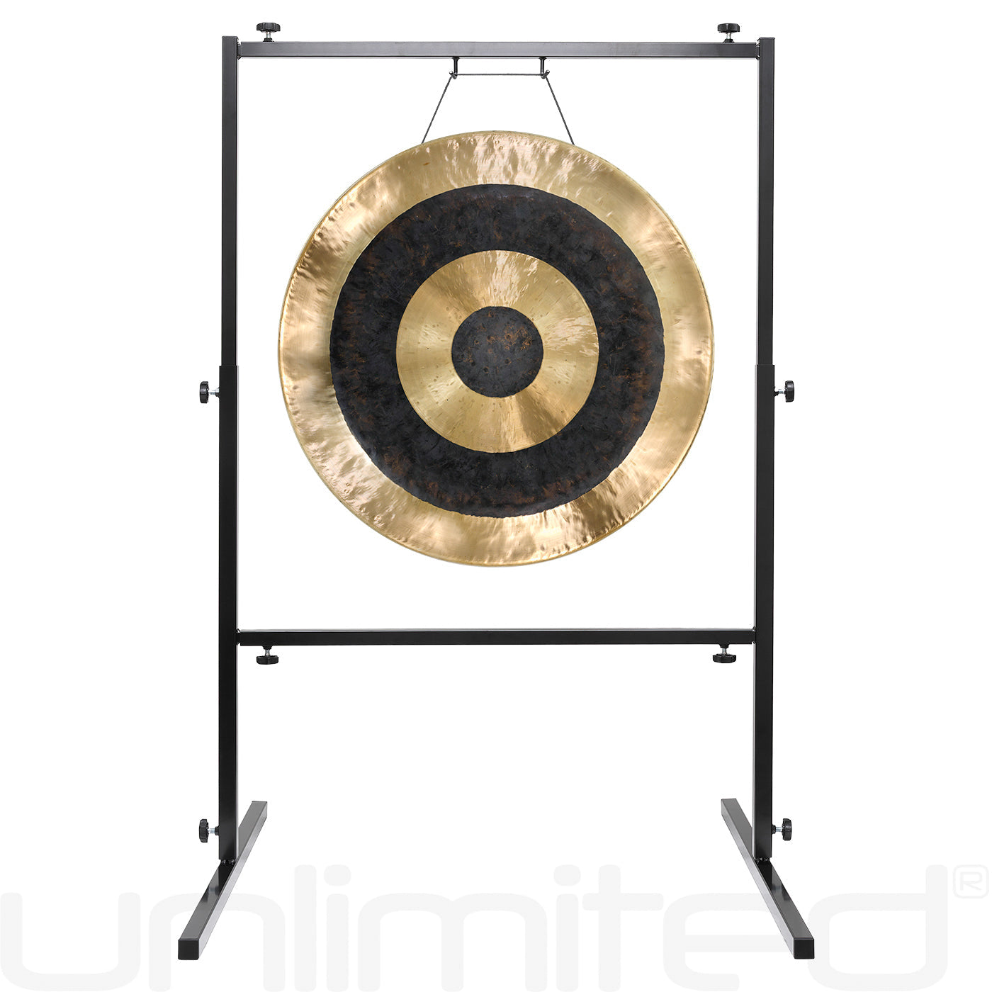 24" Gongs on Rambo Rimbaud Stand Subatomic