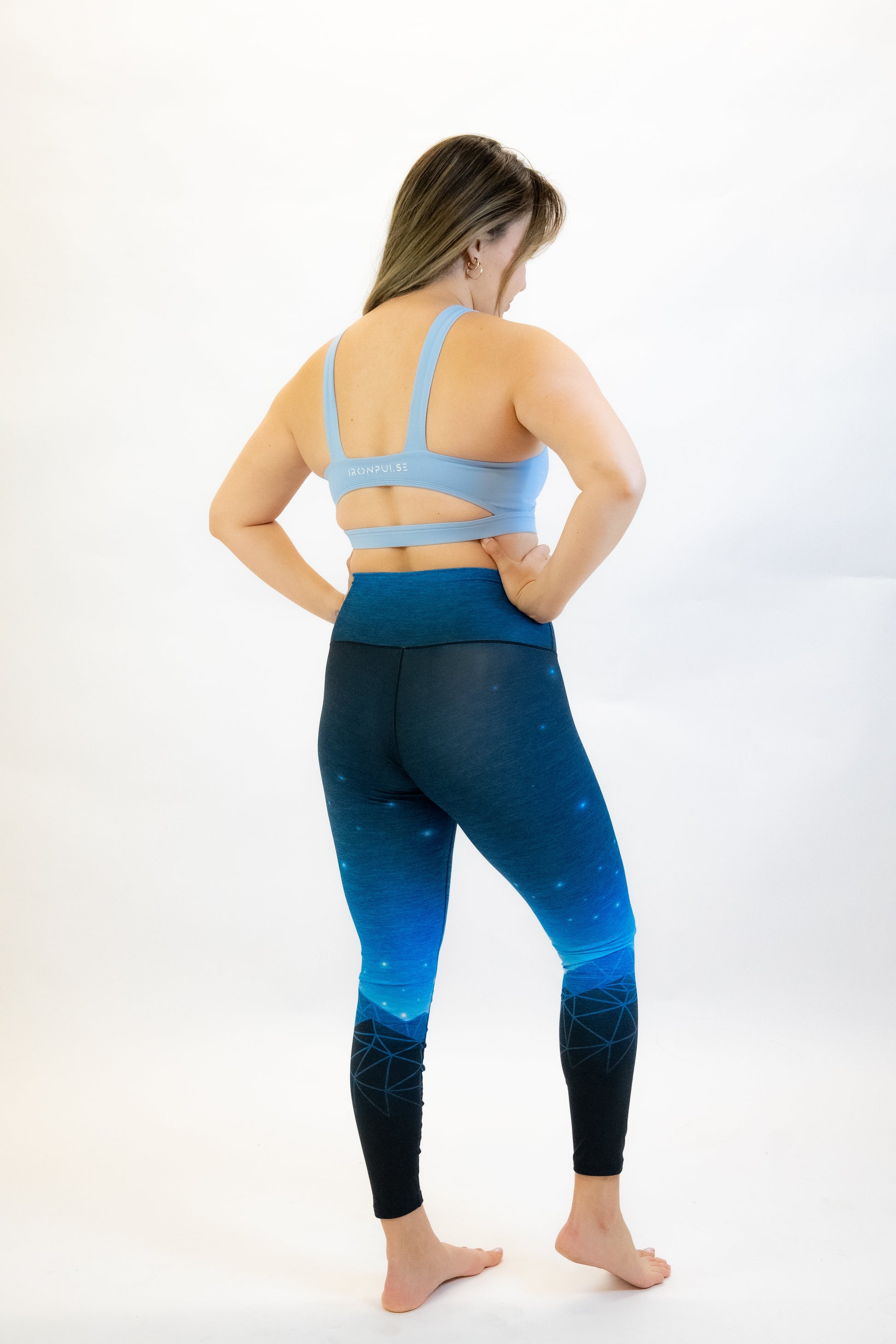 Retro Ridge Yoga Pants Back