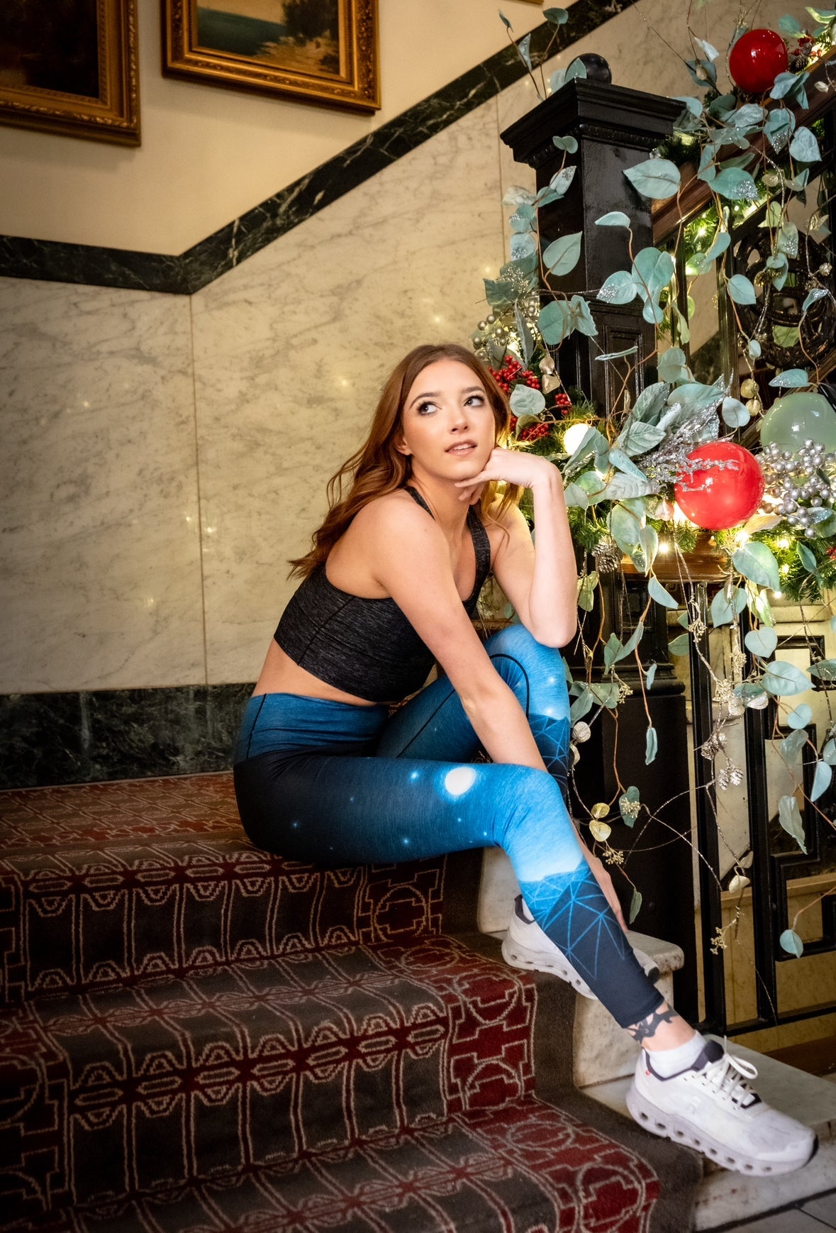 Retro Ridge Yoga Pants Lifestyle