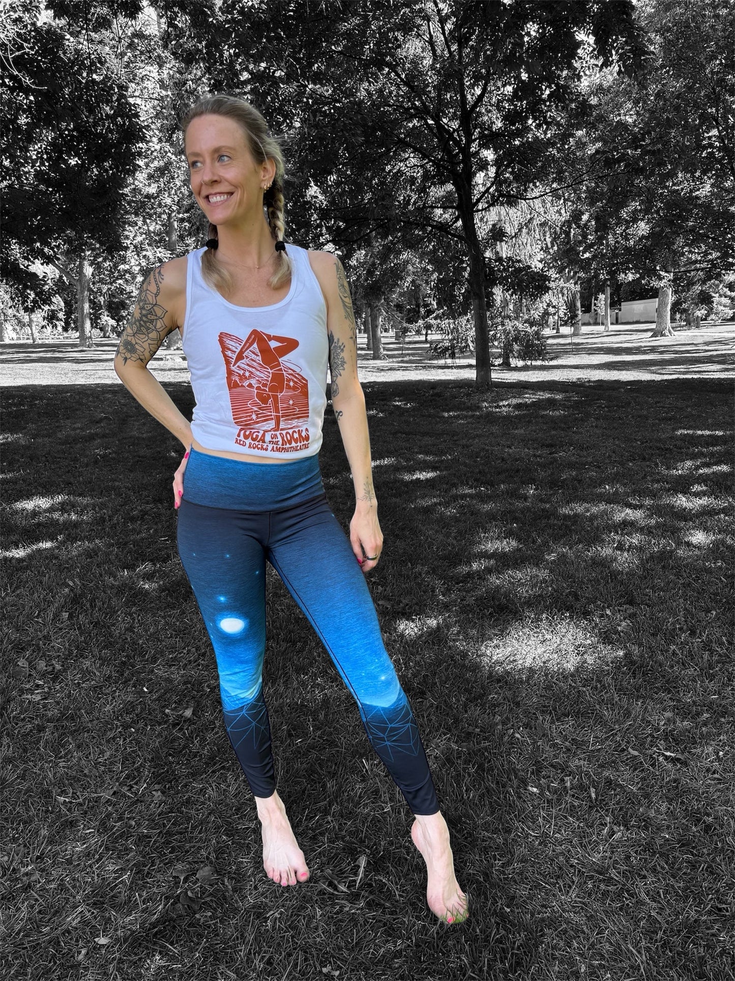 Retro Ridge Yoga Pants Yoga Teacher