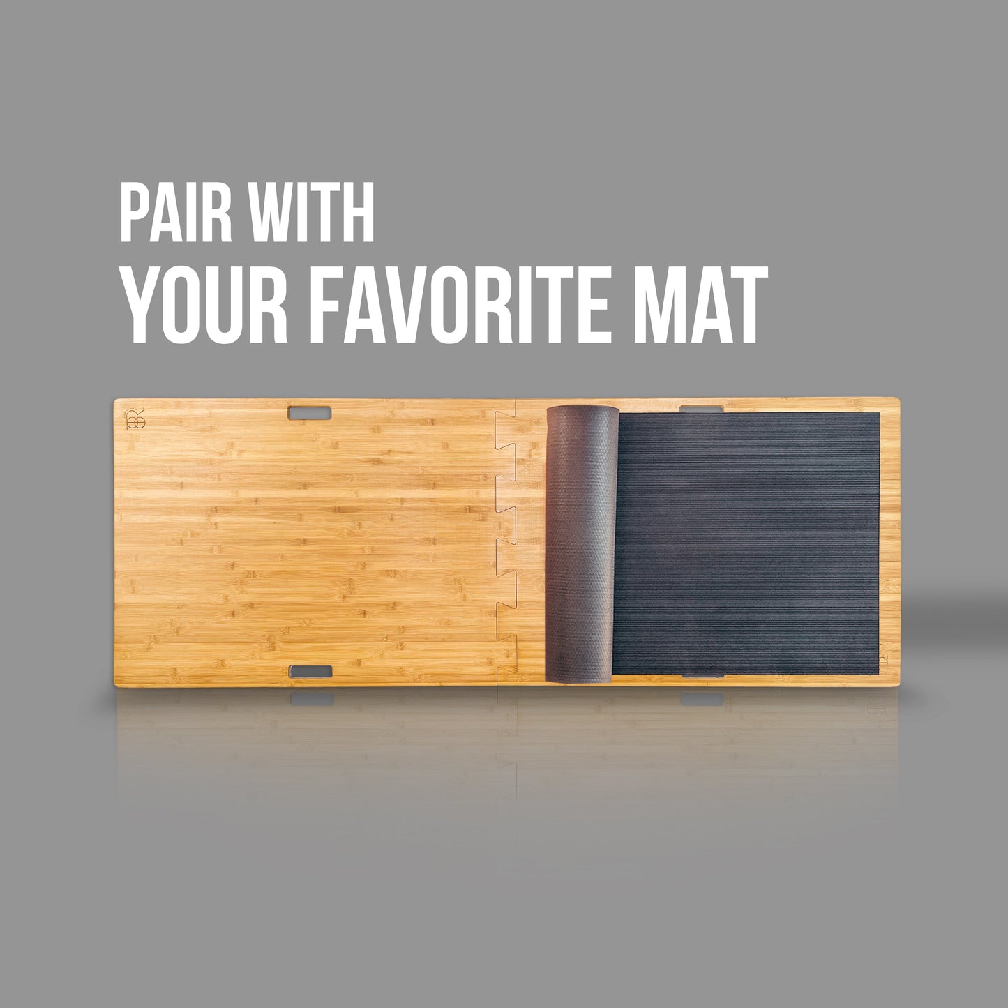 Bamboo Root Board | Yoga Mat Surface
