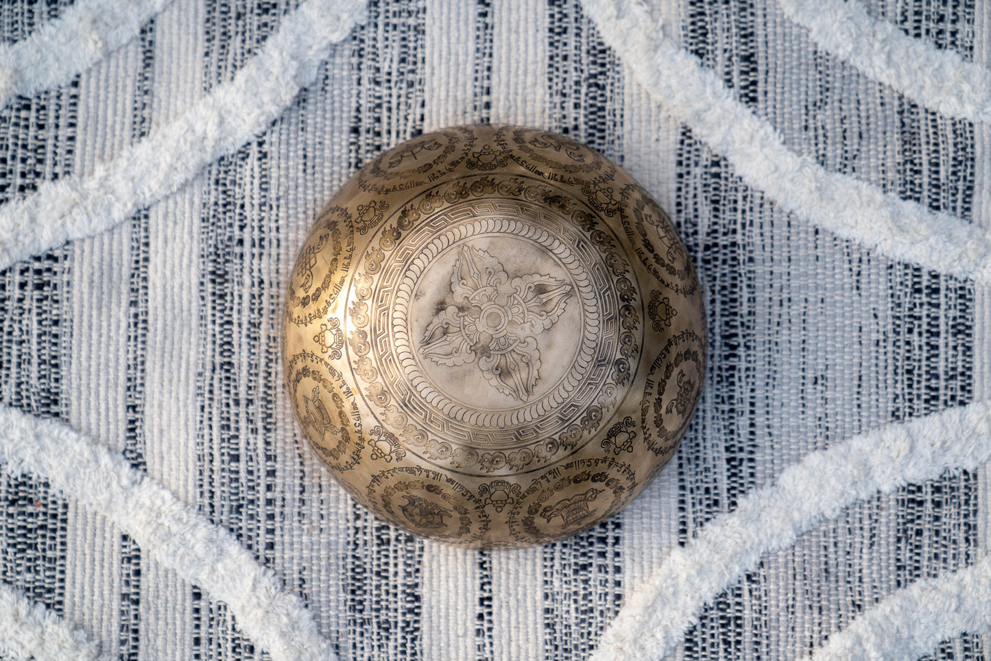 Root Chakra Medicine Buddha Art Bowl in C Bottom