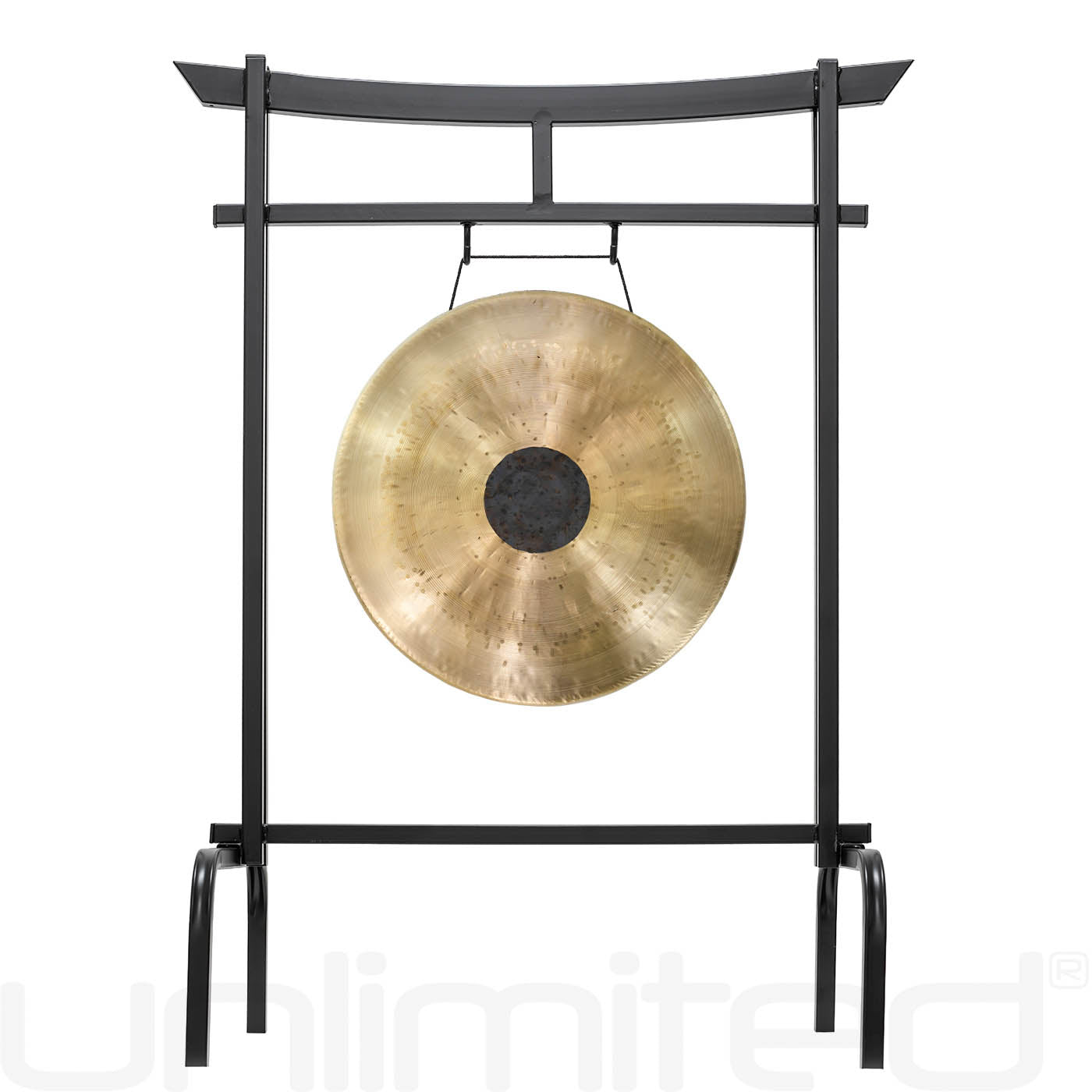 16" Gongs on Sacred Space Outdoor Stand Chocolate Drop