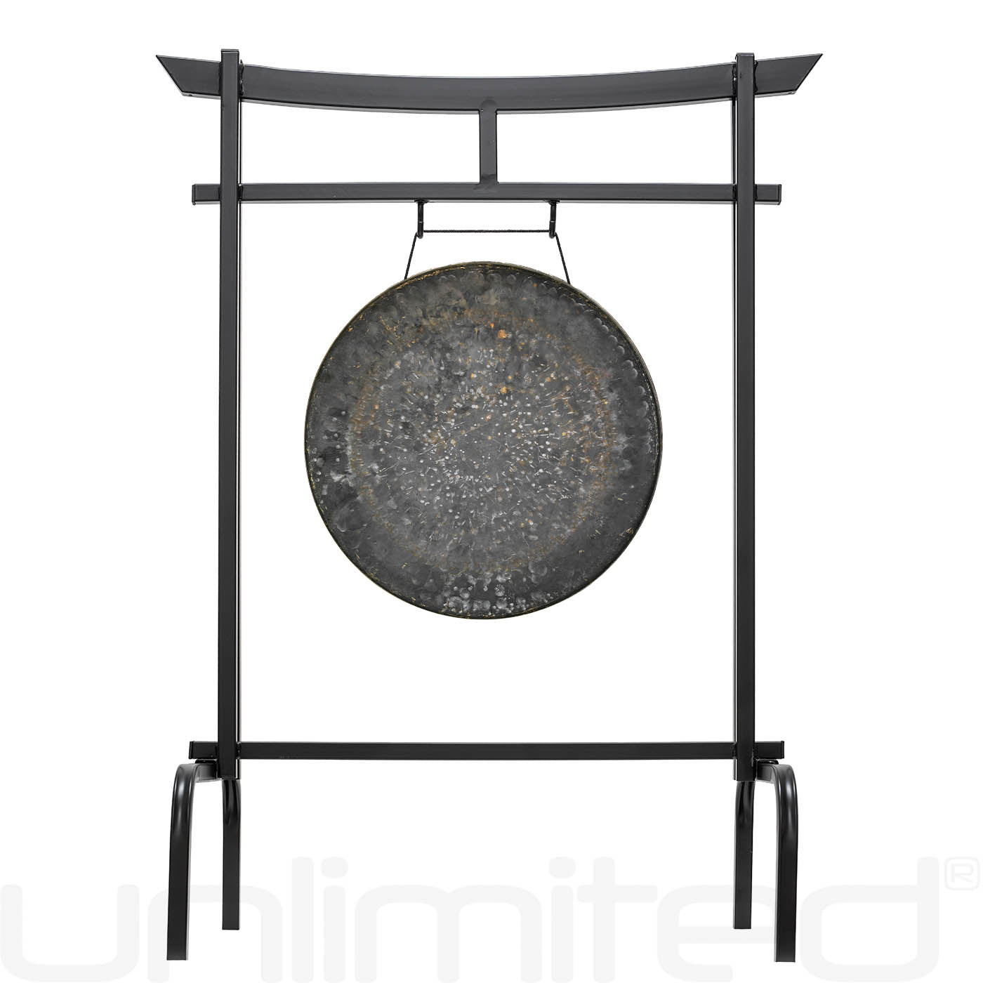 16" Gongs on Sacred Space Outdoor Stand Mother Tesla