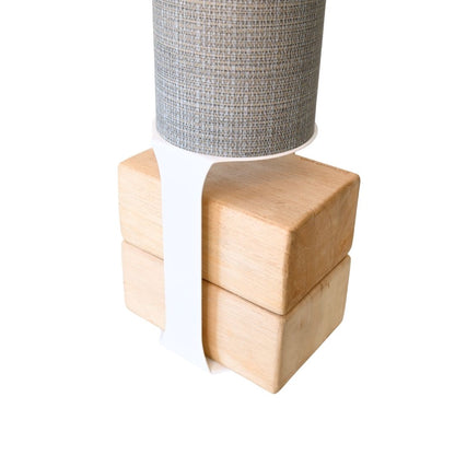 SeaWeave Yoga Mat Storage Tube White Stand Detail