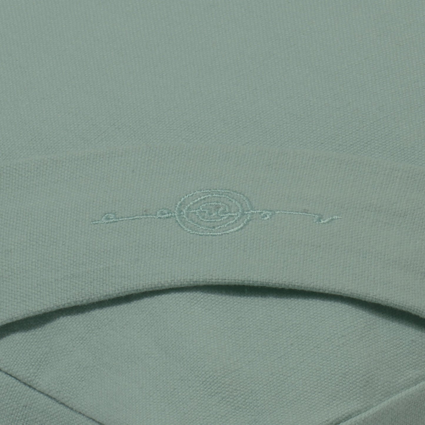 Seafoam Organic Meditation Cushion Set Logo