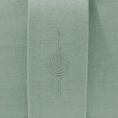 Seafoam Organic Meditation Cushion Set Texture