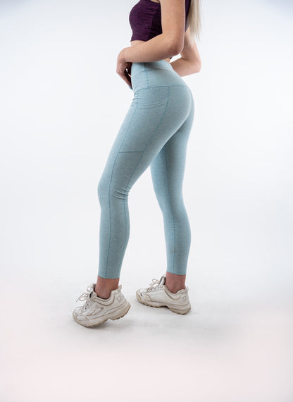 Seafoam Wander Pocket Yoga Pants Side