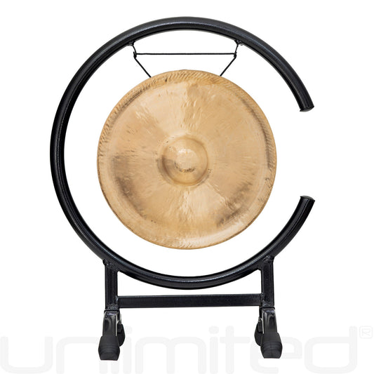 7" Gongs on High C Stand Gold Bao