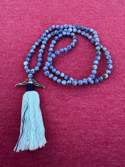 Sodalite 6mm Mala Prayer Beads
