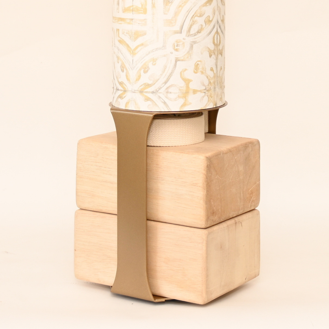 Gold Block Stand for Star Crossed Yoga Mat Storage Tube