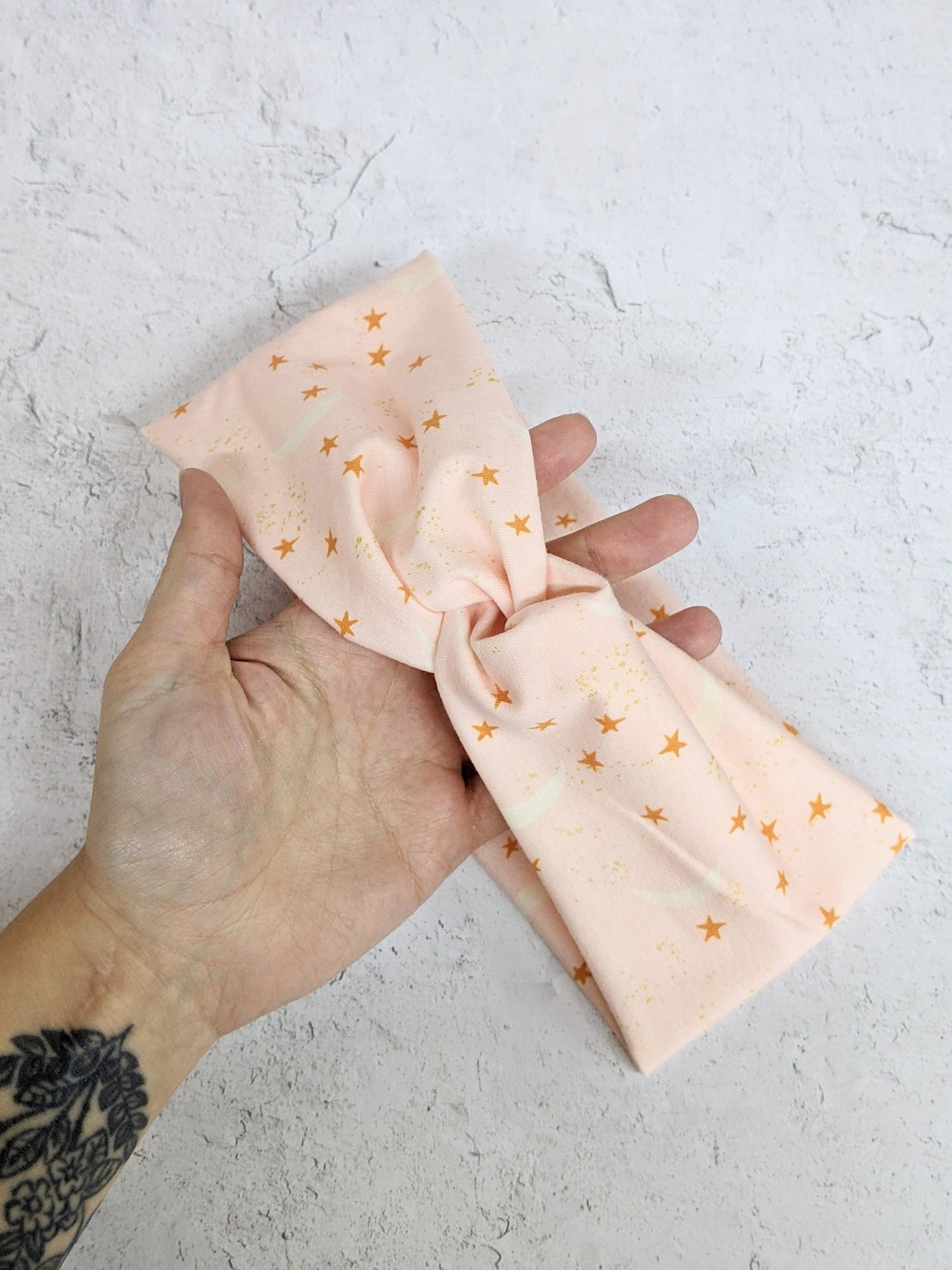 Stargazing Pink - Faux Knot Headband