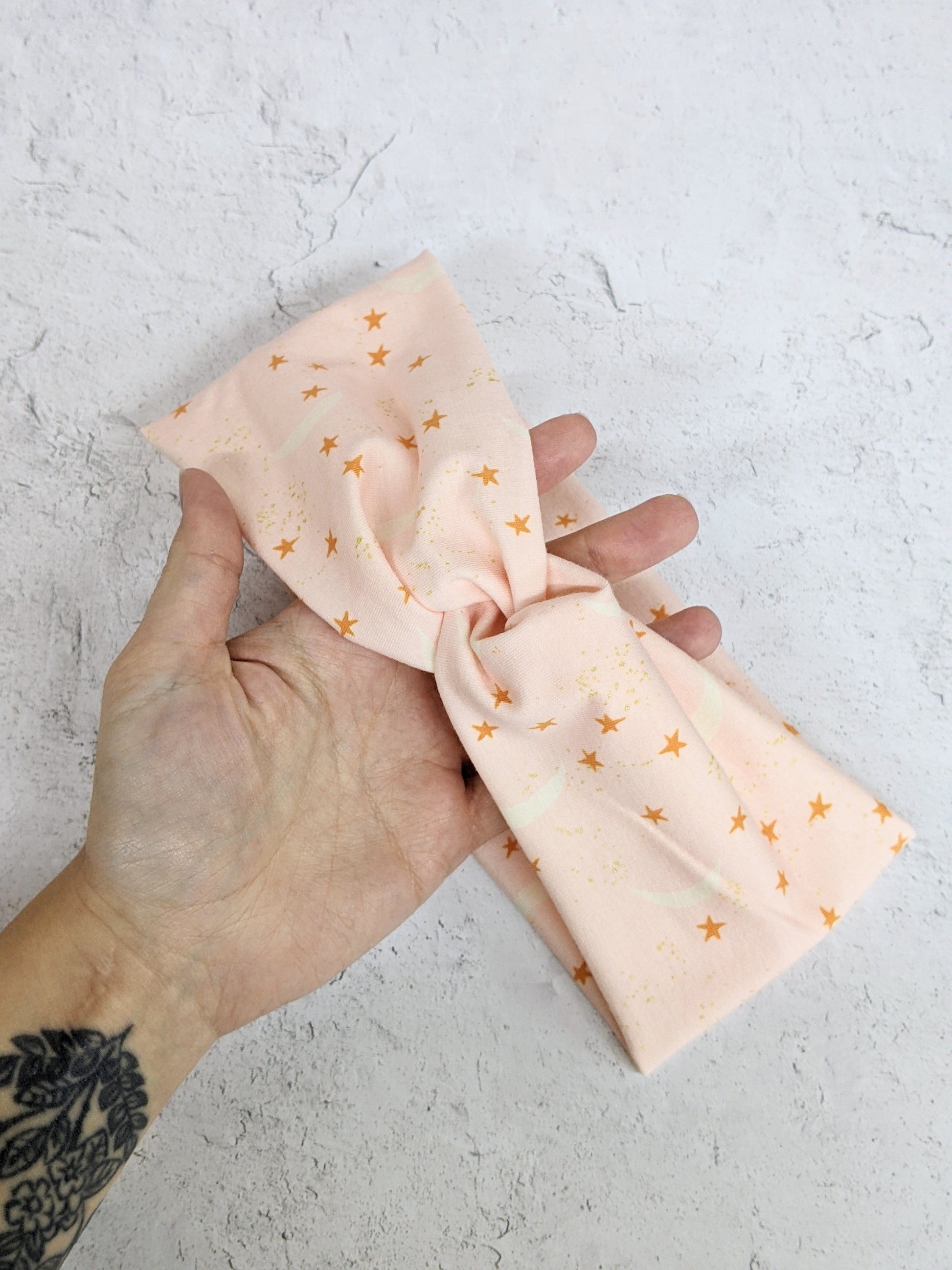 Stargazing Pink - Faux Knot Headband