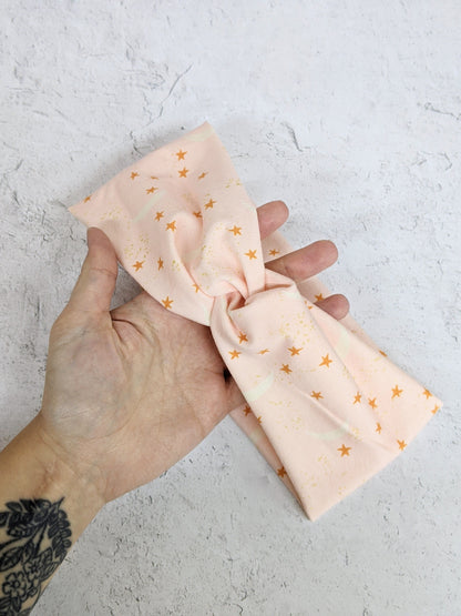 Stargazing Pink - Faux Knot Headband