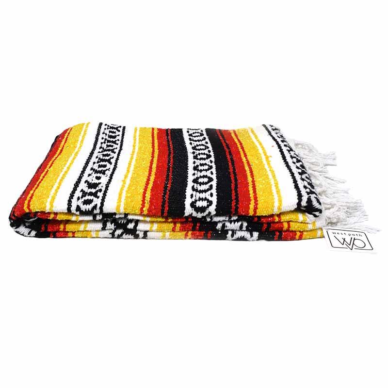 Sunflower Falsa Yoga Blanket Side View