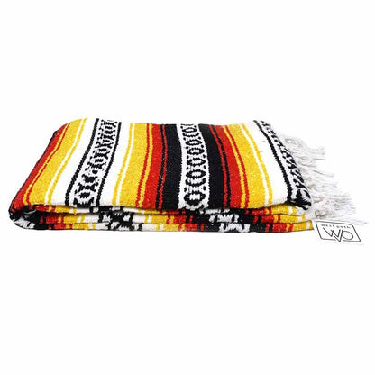 Sunflower Falsa Yoga Blanket Side View