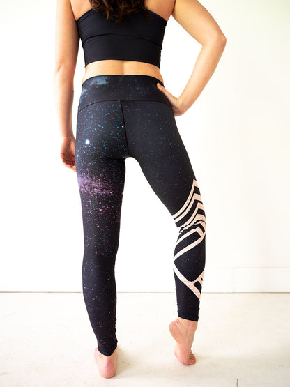 Supernova Yoga Pants Back