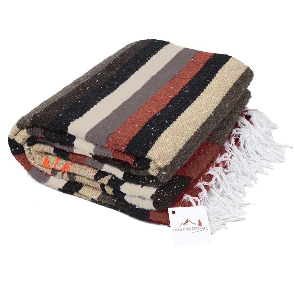 Tan Diamond Yoga Blanket Main