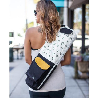 Triangle Organic Yoga Mat Bag Lifestyle