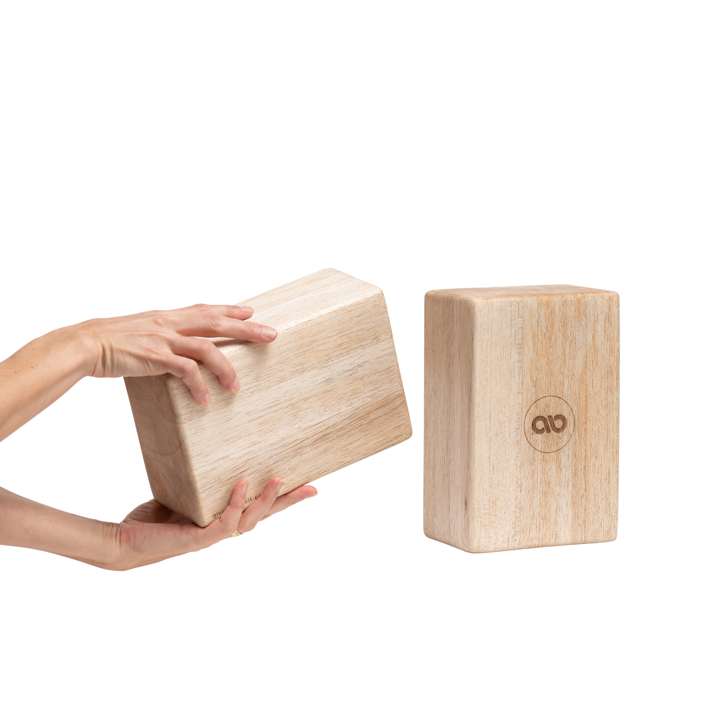 Yoga Block | Balsa Wood + Beeswax 2 Blocks