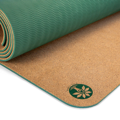 Unity Pro Cork Yoga Mat Close Up